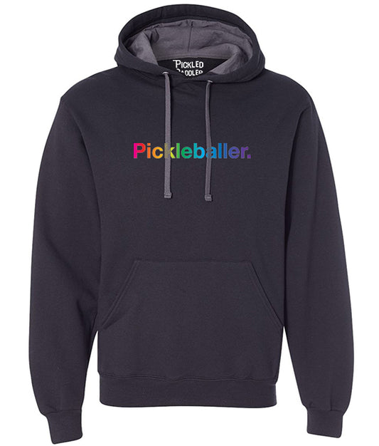Pickleballer Rainbow Spectrum Hoodie - Unisex
