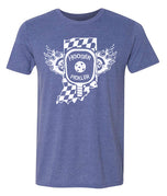 Pickleball T-shirt - Soft Moisture-Wicking [Mens/Unisex] - Hoosier Pickler (Indiana, Racing, Indy 500)