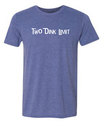 Pickleball T-shirt - Soft Moisture-Wicking [Mens/Unisex] - Two Dink Limit Partner shirt [Dinks Well With Others sold separately]