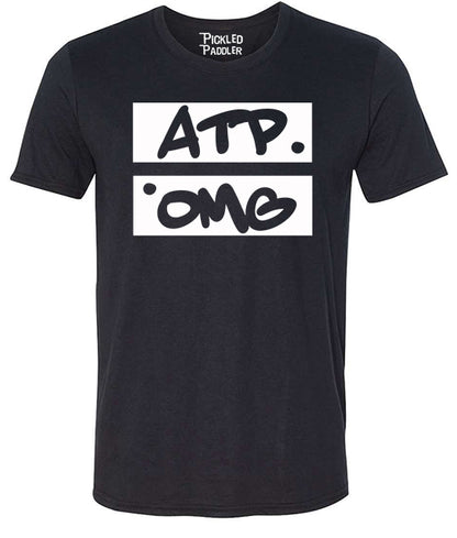 Pickleball T-shirt - Soft Moisture-Wicking [Mens/Unisex] - ATP (Around The Post) OMG!