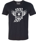 Pickleball T-shirt - Soft Moisture-Wicking [Mens/Unisex] - Hoosier Pickler (Indiana, Racing, Indy 500)