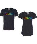 Rainbow 'nBake Partner Wicking T-shirt [Shake sold separately] Pickleball T-Shirt - Womens