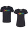 Rainbow 'nBake Partner Wicking T-shirt [Shake sold separately] Pickleball T-Shirt - Womens