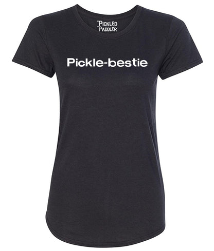 Pickle-bestie Partner Wicking Pickleball T-Shirt - Womens