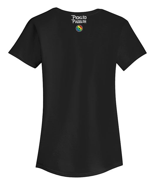 Rainbow Even Partner Wicking T-shirt [Odd sold separately] Pickleball T-Shirt - Womens