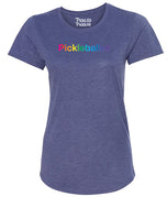 Pickleballer Rainbow Spectrum Wicking T-shirt - Women's