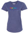 Pickleballer Rainbow Spectrum Wicking T-shirt - Women's