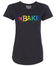 Rainbow 'nBake Partner Wicking T-shirt [Shake sold separately] Pickleball T-Shirt - Womens