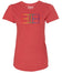 Rainbow Court Outline Wicking Pickleball T-shirt – Women's