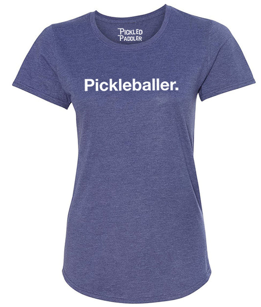 Pickleballer Wicking Pickleball T-shirt - Women's